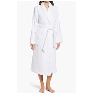 Nordstrom Hydro Cotton Terry Robe - White - Size Small (new)